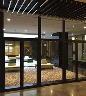 Fire resistant glazing Partition